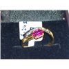 Image 4 : 1.92g Ring made of 14kt Gold , 0.085 Ct Diamond and 0.61 Ct Ruby