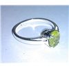 Image 2 : 2.010g Ring of Peridot Sterling 925 Silver