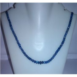 90.60 Ct Necklace of Tanzanite Sterling 925 Silver