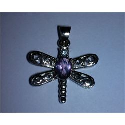 2.400g Pendant of Amethyst Sterling 925 Silver