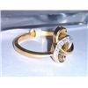 Image 2 : 2.95g Ring made of 18kt Gold , 0.05 Ct Diamond