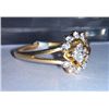 Image 2 : 2.17g Ring made of 18kt Gold , 0.19 Ct Diamond