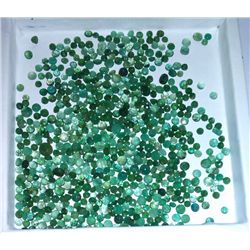 Natural African Emerald 103.35 Ct Round Cut Stones