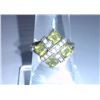 Image 3 : 3.520g Ring of Peridot and CZ Sterling 925 Silver