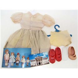 LOT OF VINTAGE DOLL CLOTHES AND SHOES