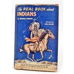 VINTAGE 1953 HARDCOVER "THE REAL BOOK ABOUT INDIANS"