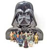 Image 1 : LOT OF 15 1977-83 STAR WARS FIGURES IN DARTH VADER CASE