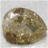 Image 1 : 0.20 CT NATURAL GRAY GREEN INDIA PEAR DIAMOND GEMSTONE