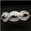 Image 1 : GOLD OVER STERLING BLACK SAPPHIRE & DIAMOND RING