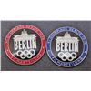 Image 1 : LOT OF 2 GERMAN NAZI ENAMELED FILM MAKERS BADGES