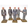 Image 2 : LOT OF 34 1950s-60s MARX PLASTIC US PRESIDENT FIGURES