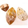 Image 1 : 58.85 CT. YELLOW ONYX AGATE SLICE GEMSTONE