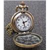 Image 2 : EIFFEL TOWER PARIS BRONZE POCKET WATCH WITH CHAIN
