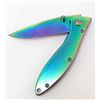 Image 1 : TIMBER WOLF TI-COATED RAINBOW POCKET KNIFE