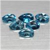 Image 1 : LOT OF 4.86 CTS OF LONDON BLUE BRAZIL TOPAZ