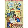Image 2 : VINTAGE PAPIER A CIGARETTES CLUB ADVERTISING METAL TRAY