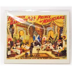 CANVAS PRINT MAGIC POSTER "BANCROFT PRINCE OF MAGICIANS"