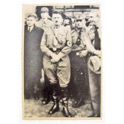 FULL PHOTO OF ADOLF HITLER WITH NAZI ARM BAND
