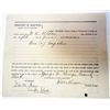 Image 2 : 1889 BILLHEAD RECEIPT TERRITORY OF MONTANA BOUNTY CERT.