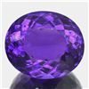 Image 1 : 32.47 CT PURPLE BRAZILIAN AMETHYST GEMSTONE