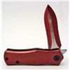 Image 1 : TIGER BRAND "GODSON" SPRING ASSIST OPENING MINI STILETTO KNIFE - RED