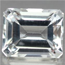 4.35 CT NATURAL WHITE BRAZILIAN TOPAZ GEMSTONE