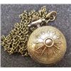 Image 3 : DOMED CHURCH ROOF BRONZE POCKET WATCH WITH CHAIN