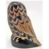 Image 2 : HAND CARVED BUFFALO HORN OWL FIGURINE