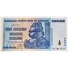 Image 1 : 2008 ZIMBABWE 100 TRILLION DOLLAR BANK NOTE