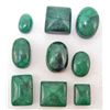 Image 1 : LOT OF 110.4 CTS. OF NATURAL GREEN EMERALDS