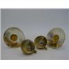 Image 1 : A PAIR OF MINIATURE ROYAL WORCESTER CABINET CUPS/SAUCERS, 1918, painted highland cattle, signed H