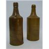 Image 1 : AN ADVERTISING SALT GLAZED STONEWARE BOTTLE, c.1830, impressed 'W. Monk, Rose and Crown Tavern, H