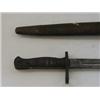 Image 1 : A USA BAYONET, 1917, leather scabbard, length 58cm  30-50
