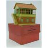 Image 1 : A BOXED HORNBY TRAINS SIGNAL CABIN NO 2, a Station No.3, Level Crossing No.1, Double Arm Signal N