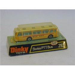 A BOXED DINKY TOYS SWISS PTT BUS, No.293