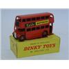 Image 1 : A BOXED DINKY TOYS LONDON BUS, No.291, 'Exide' decals  60-70