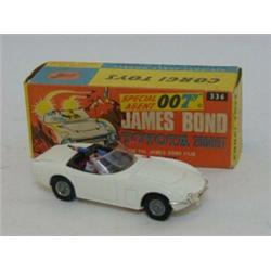 A BOXED CORGI TOYS JAMES BOND TOYOTA 2000 GT, No.336, from 'You Only Live Twice', two figures, tw