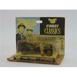 A BOXED CORGI CLASSICS WORLD OF WOOSTER BENTLEY, No.004, pictoral window box  50-60
