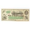 Image 1 : 1873 $2 STATE OF SOUTH CAROLINA CU