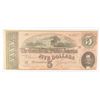 Image 1 : 1864 $5 CONFEDERATE STATES OF AMERICA