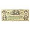 Image 1 : 1873 $5 STATE OF SOUTH CAROLINA CU