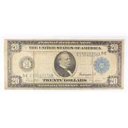 1914 $20 FEDERAL RESERVE NOTE