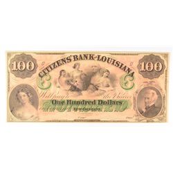 18- $100 CITIZENS BANK OF LOUISANA