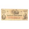 Image 1 : 1863 $100 CONFEDERATE STATES OF AMERICA (PINHOLES)