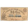Image 1 : 1864 TWENTY FIVE CENT STATE OF NORTH CAROLINA