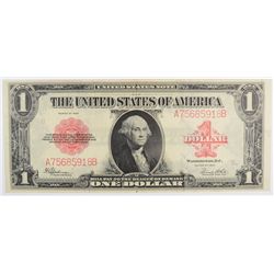 1923 $1 US NOTE (RED SEAL) VF/XF