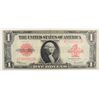 Image 1 : 1923 $1 US NOTE (RED SEAL) VF/XF