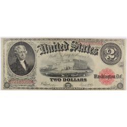 1917 $2 US NOTE AU+