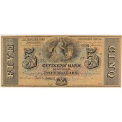 18- $5 CITIZENS BANK OF LOUISANA