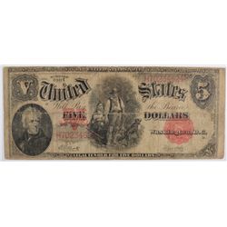 1907 $5 US NOTE